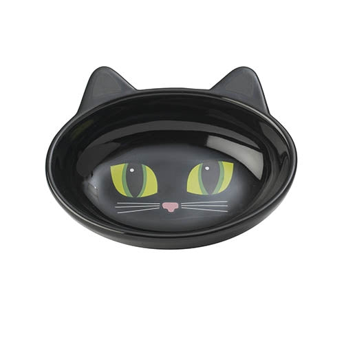 Frisky Kitty 13.5 cm Oval black