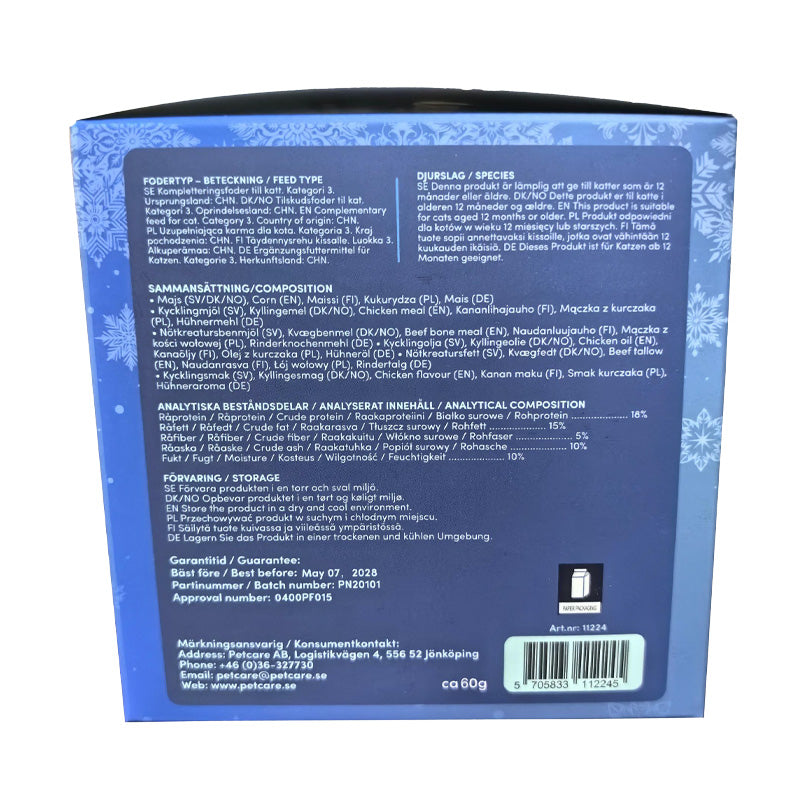 Julekugle med godbidder