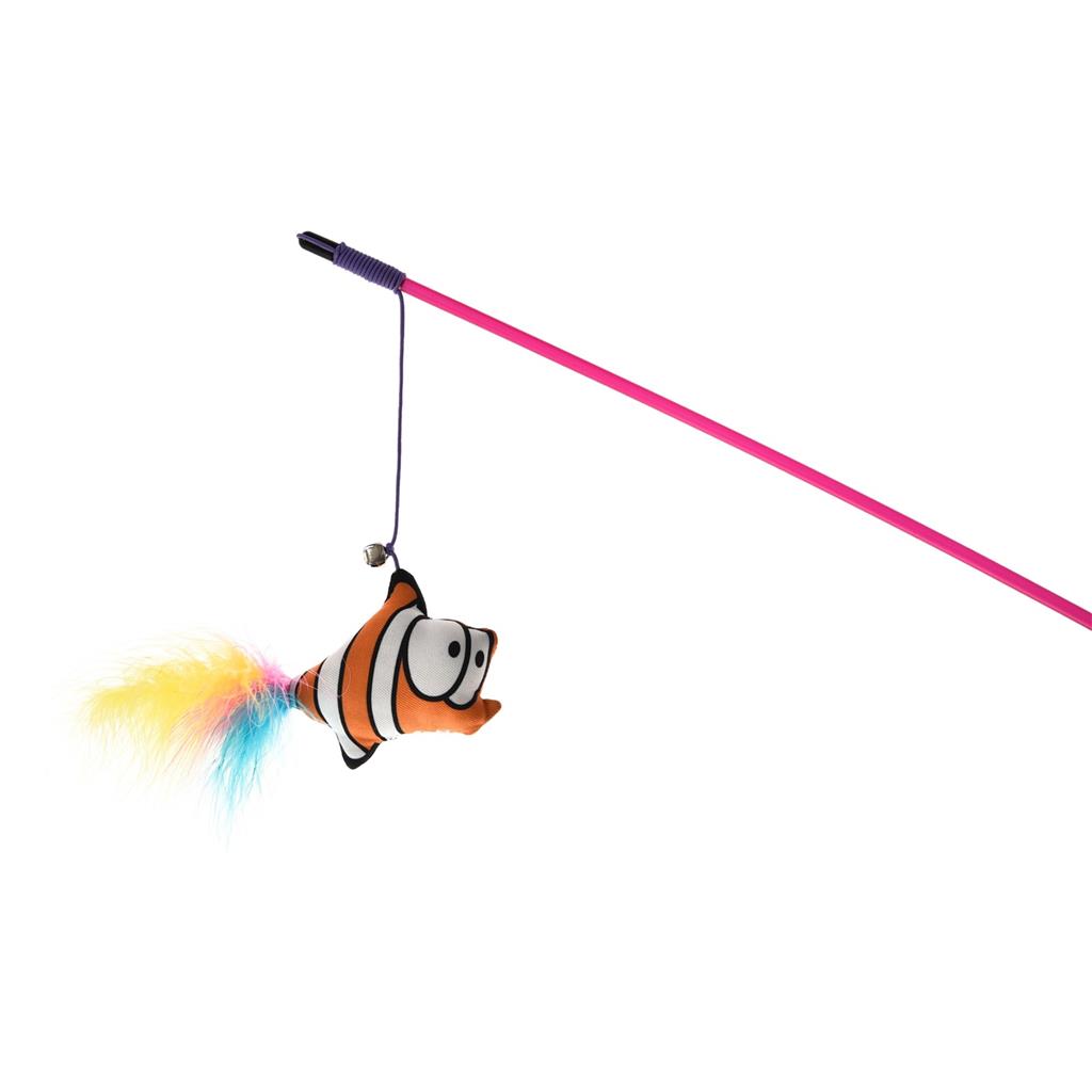 Drillepind 48cm m/stofklovnfisk 8x15cm