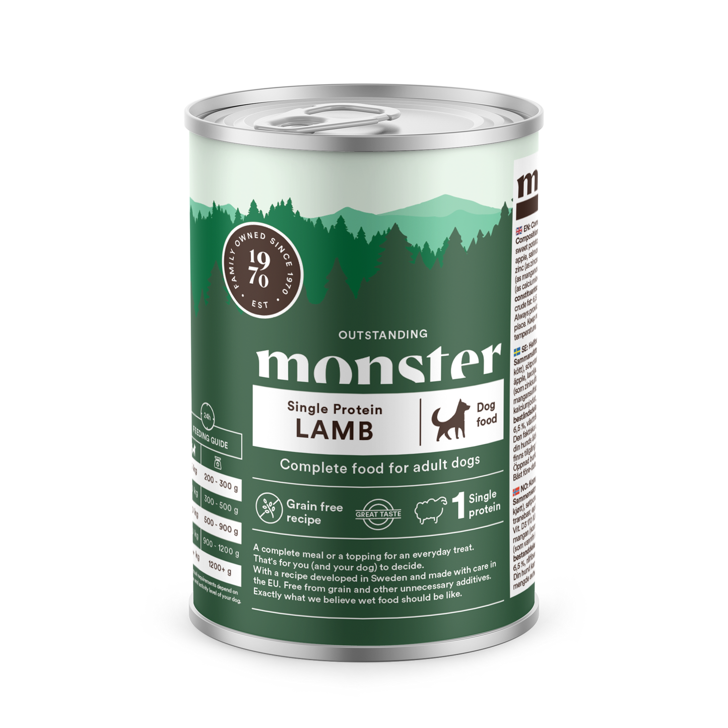 Monster Single Protein Lamm 400g
