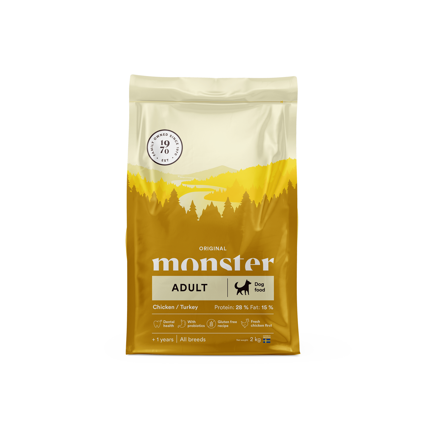 Monster original Vuxen kyckling/kalkon