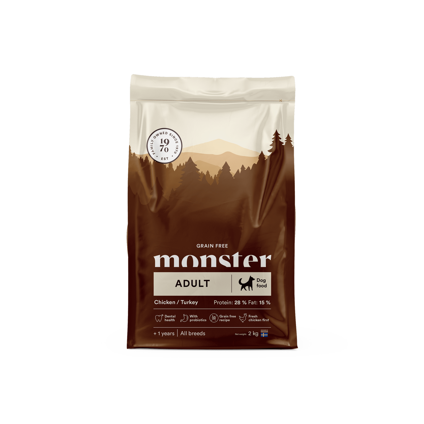 Monster original Vuxen kyckling/kalkon