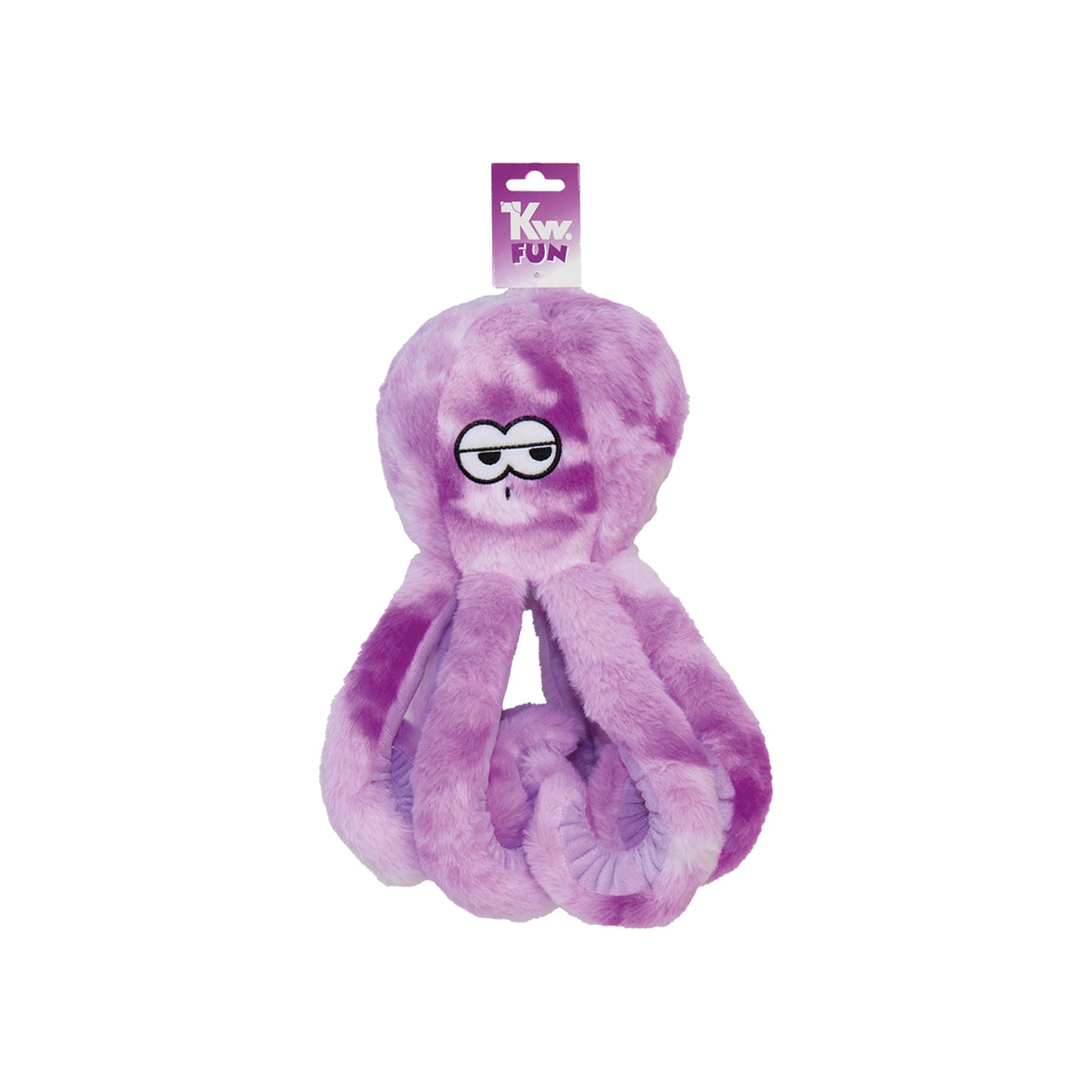 KW Blæksprutte Lilla Kæmpe i plys