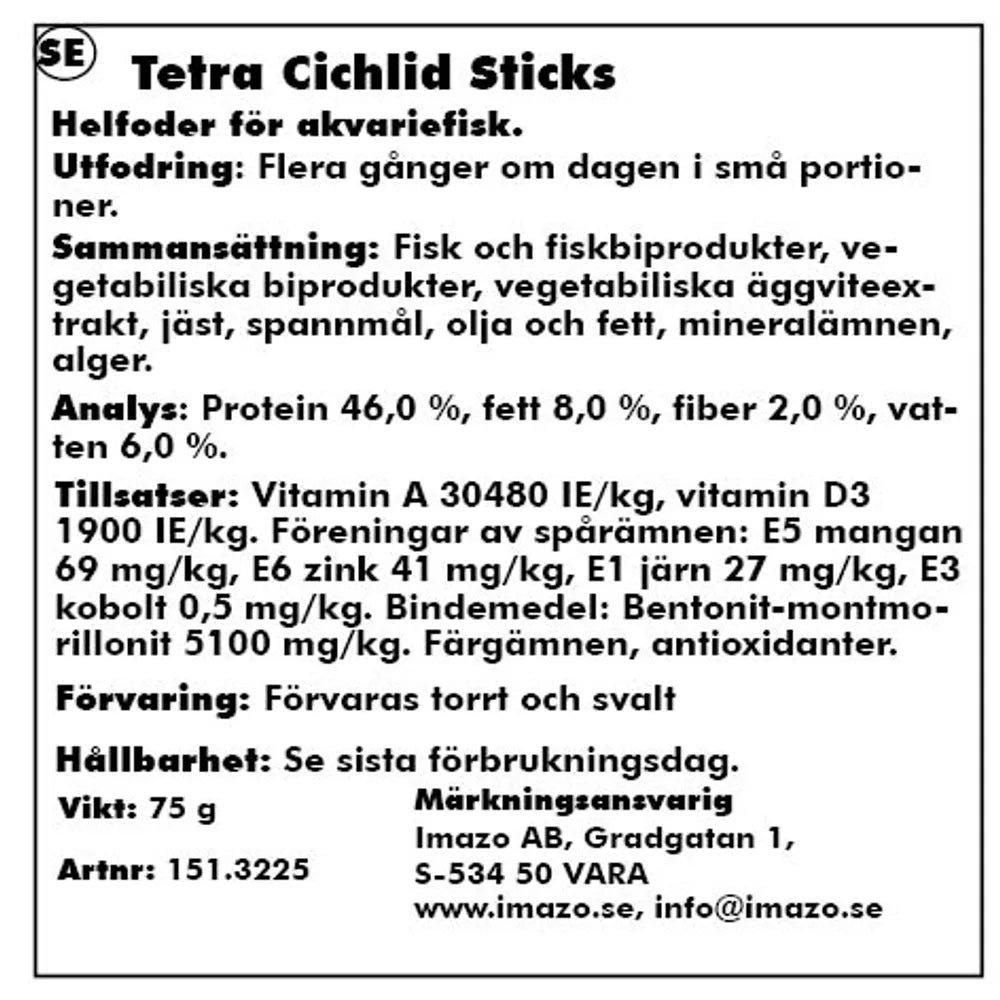 Tetra Cichlid Stick 250ml