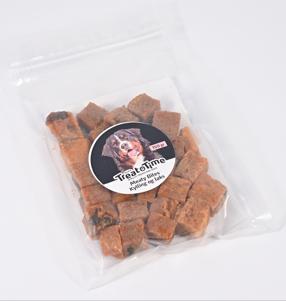 Meaty Bites m/Kylling& Laks150 g.