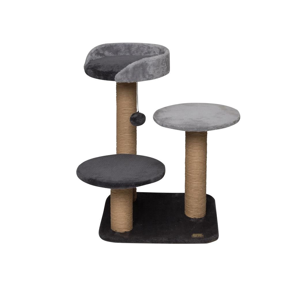 Kradsetræ Trend Mullberry 40x40x58 grå, 3 stammer