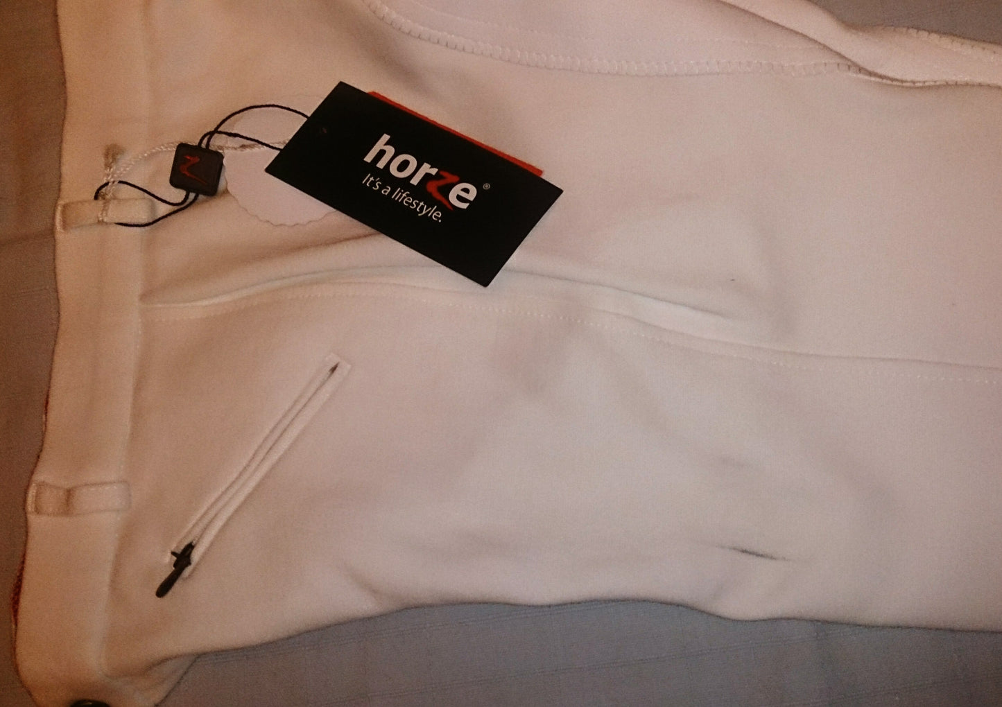 Horze active stævnebukser(str.160) sort streg