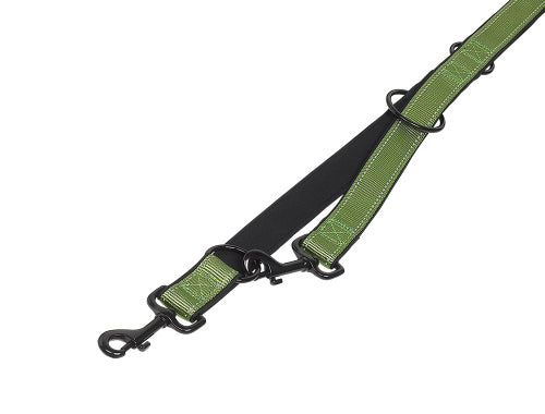 Hundkoppel pastellgrönt med reflex 15-20mm