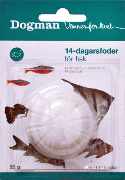 Dogman 14-dages fiskefoder 25g