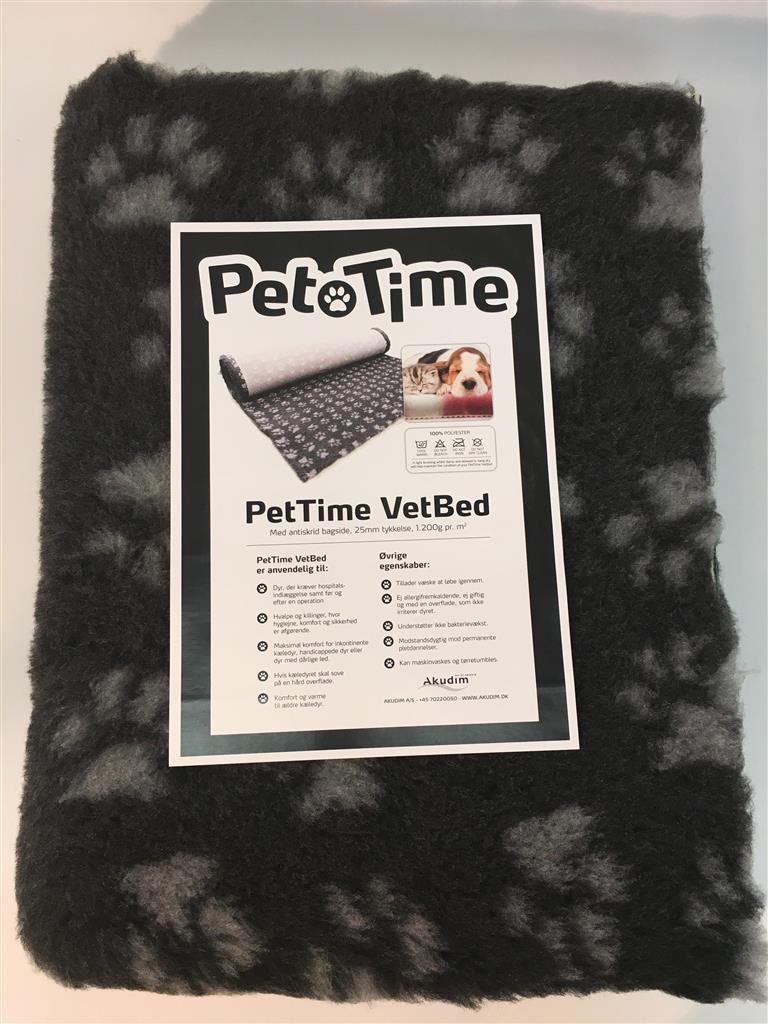 Pet Time Vetbed Filt 75x100cm