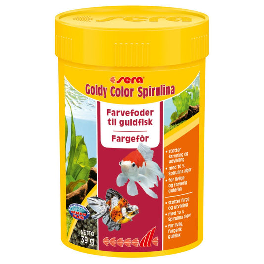 Sera Goldy Color Spirulina Color mat för guldfiskar