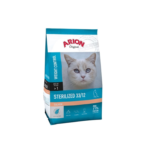 Arion Orginal Sterilized Weight Control Salmon 7,5kg