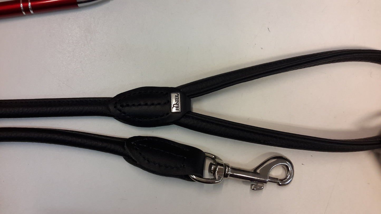 Hunter Rundstickad Nappa-läderlinje