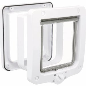 4-vägs kattlucka 20x22 cm