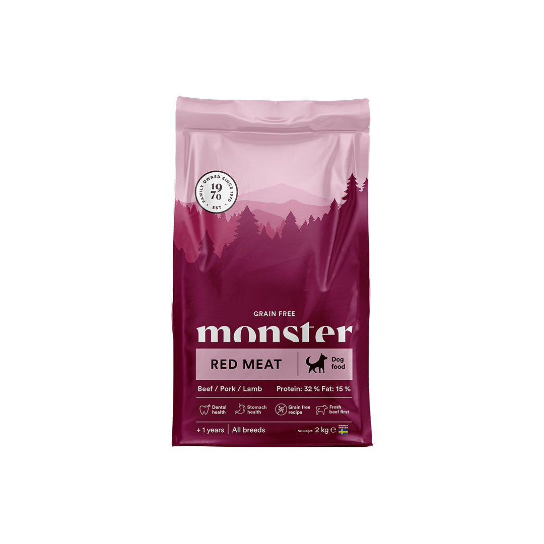 Monster Dog Grain Free Adult Red Meat