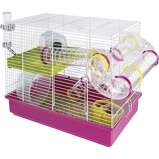 FP Laura Hamsterbur hvid/cerise