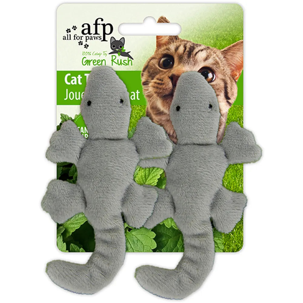Afp Grøn Rush Gecko m. Katteurt 6cm