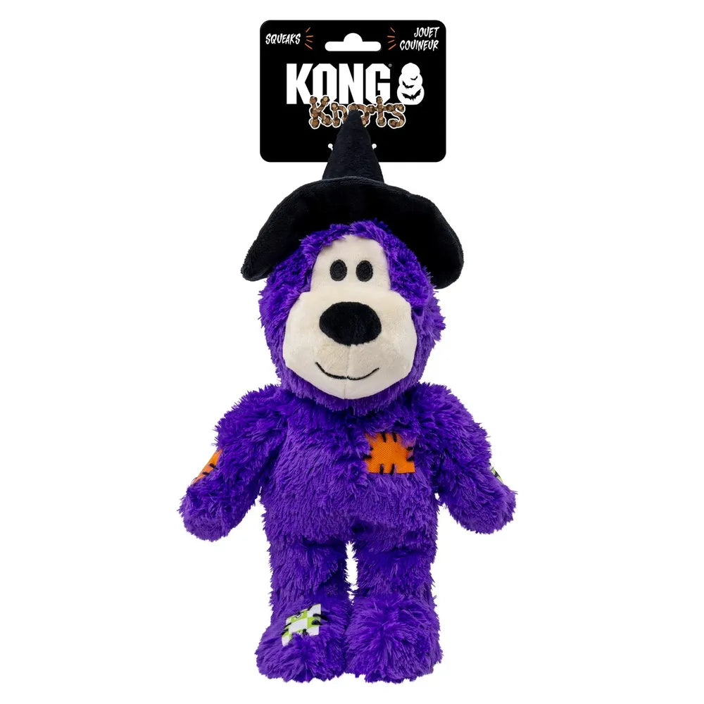 Kong Halloween Wildknots Withc Bear Purple M/l