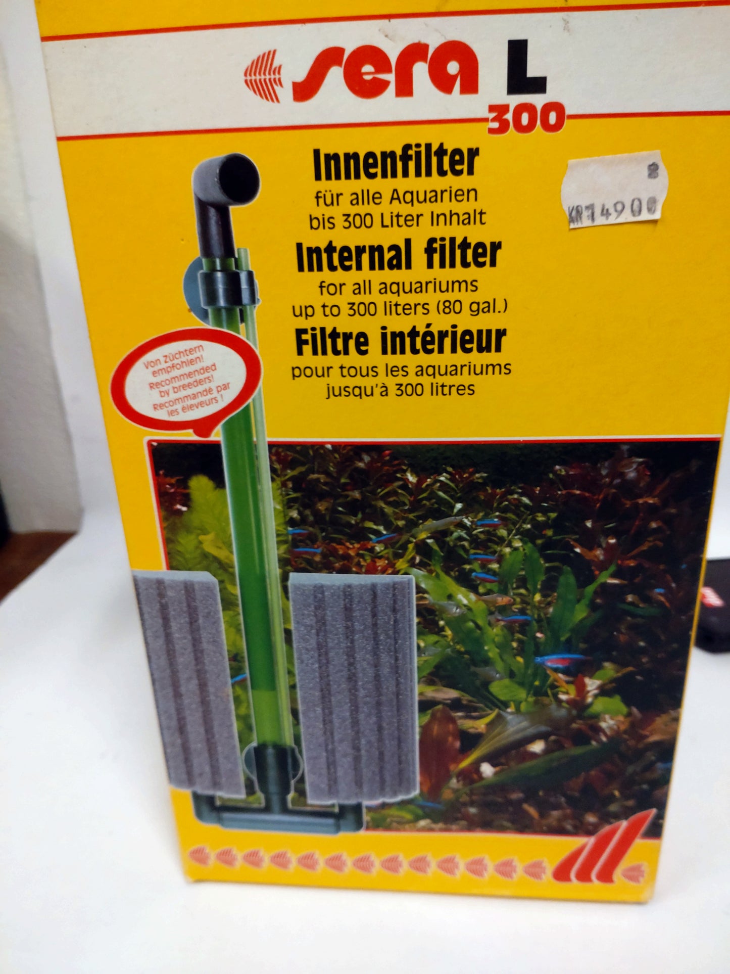 luft drevet invendig filter