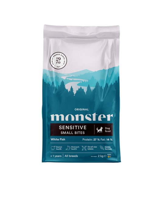 Monster Original Sensitive white fish small bite