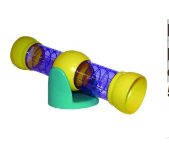 Plastic rocking tube for hamster 26.5 cm