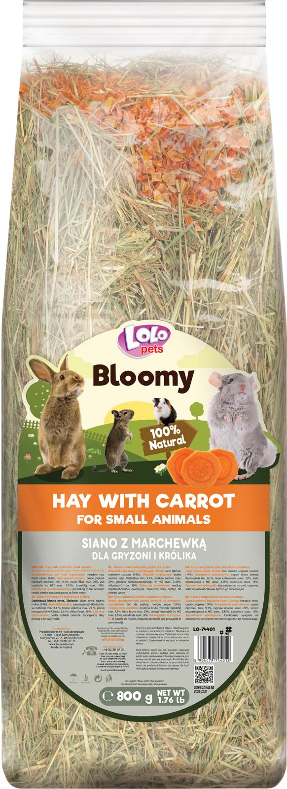 Bloomy Hø med gulerødder