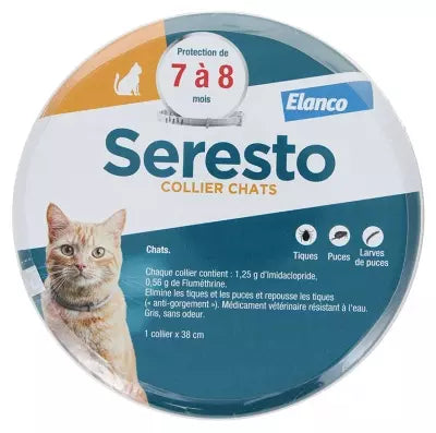 Loppe halsbånd Seresto cat