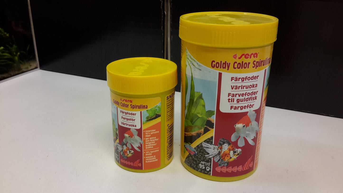 Sera Goldy Color Spirulina Farvefoder til Guldfisk